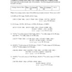 02 06 Average Atomic Mass Worksheet 2