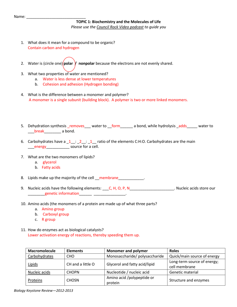 23 Carbon Compounds Worksheet Answers Promotiontablecovers