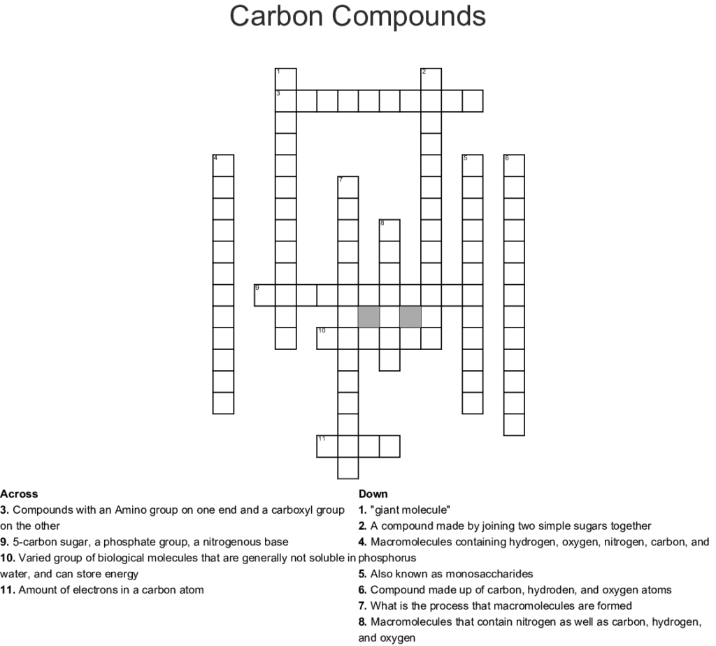 23 Carbon Compounds Worksheet Answers Promotiontablecovers