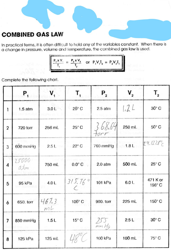 27 Chemistry Combined Gas Law Worksheet Answers Free Worksheet