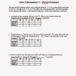 28 Unit 2 Worksheet 2 Measuring Pressure Worksheet Data Source