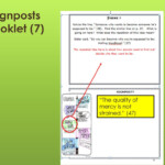 30 Notice And Note Signposts Worksheet Education Template