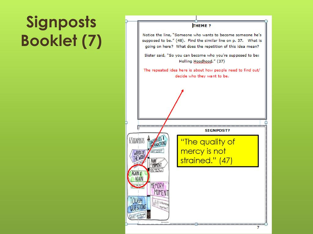 30 Notice And Note Signposts Worksheet Education Template