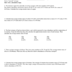 32 Average Atomic Mass Worksheet Answer Key Worksheet Resource Plans