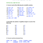 34 Scientific Notation And Significant Figures Worksheet Worksheet