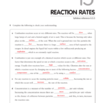 35 Rates Of Reaction Worksheet Free Worksheet Spreadsheet