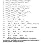 49 Balancing Chemical Equations Worksheets with Answers Balancing