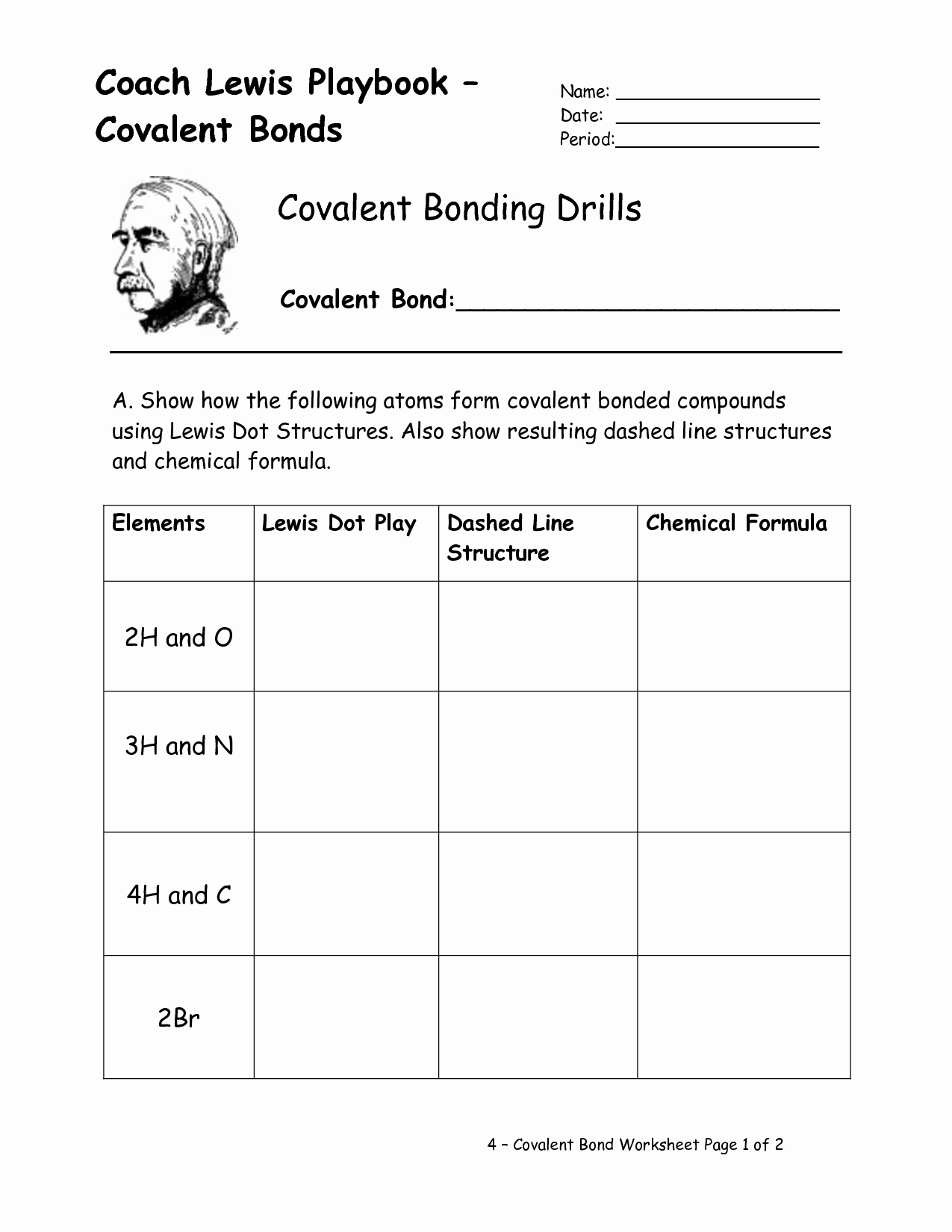 50 Lewis Dot Structure Practice Worksheet Chessmuseum Template Library