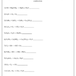 61 Classification Of Chemical Reactions Chemistry Worksheet Key 15