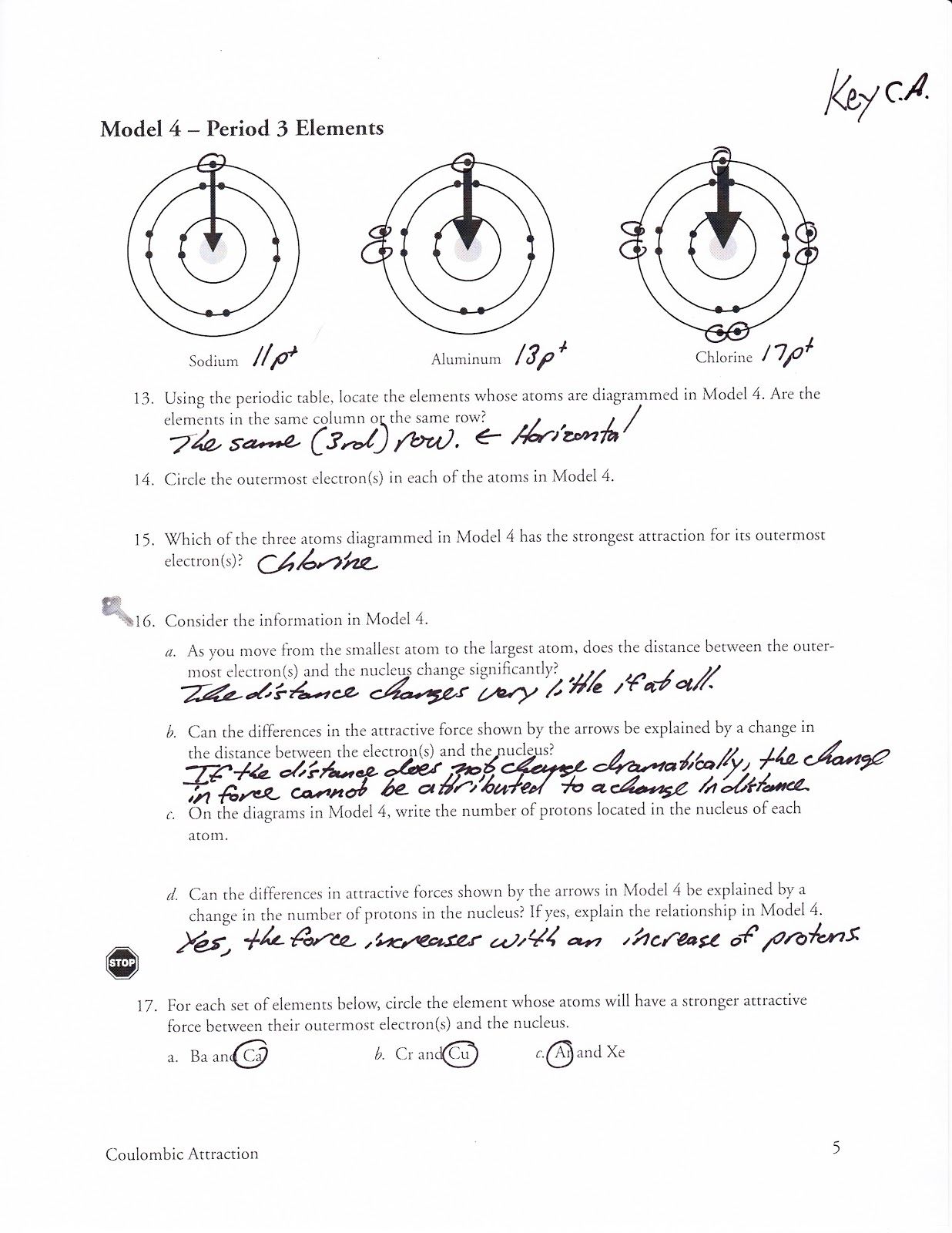 9 Photos Periodic Table Trends Worksheet Answer Key Pogil And Review 