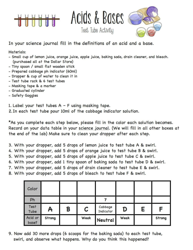 Acids And Bases Answer Key Bomtron