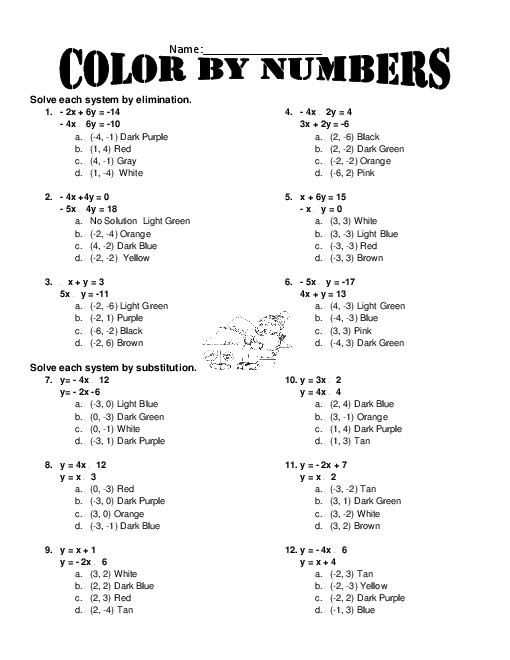 Algebra Substitution Worksheet With Answers Kidsworksheetfun