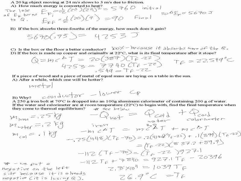 Answer Key Calorimetry Gizmo Answers My PDF Collection 2021