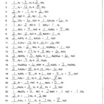 Ap Chemistry Balancing Equations Worksheet Answers Tessshebaylo