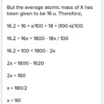 Average Atomic Mass Gizmo Answer Key Quizlet Average Atomic Mass Of