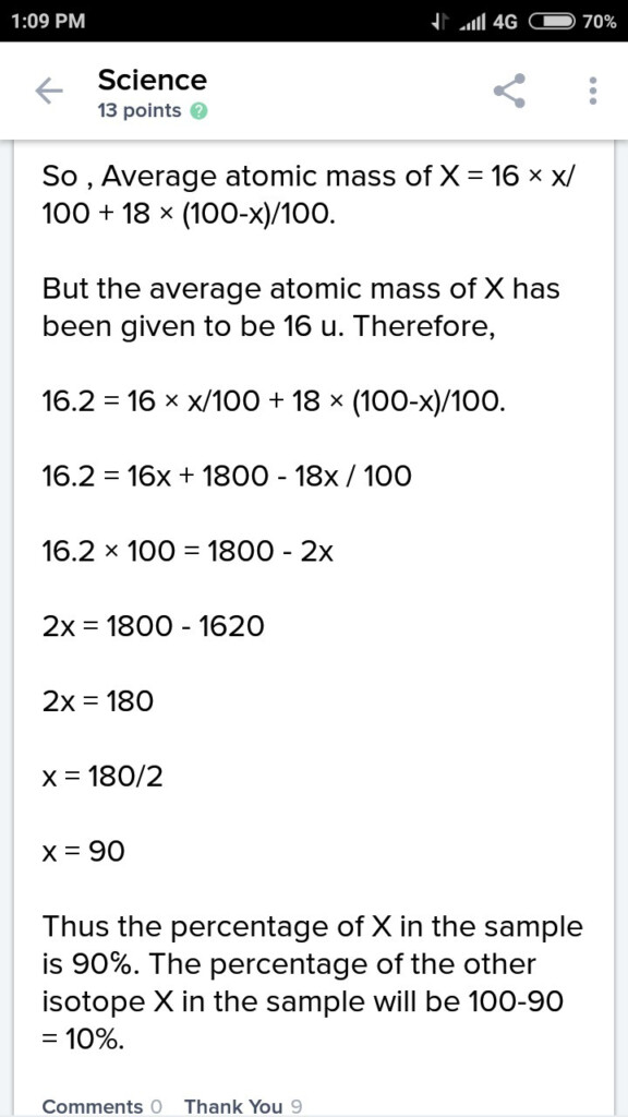 Average Atomic Mass Gizmo Answer Key Quizlet Average Atomic Mass Of 