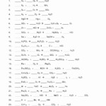 Balancing Equation Worksheet With Answers New 12 Best Of Balancing