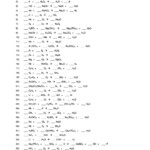 Balancing Equations Practice Answer Key My PDF Collection 2021