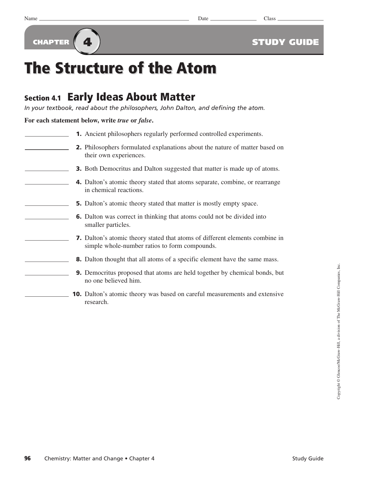 Bestseller Answers To Chemistry Section Assessme