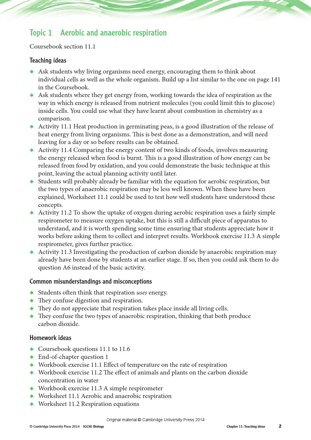 Cambridge IGCSE Biology Teacher s Resource third Edition By Cambridge 