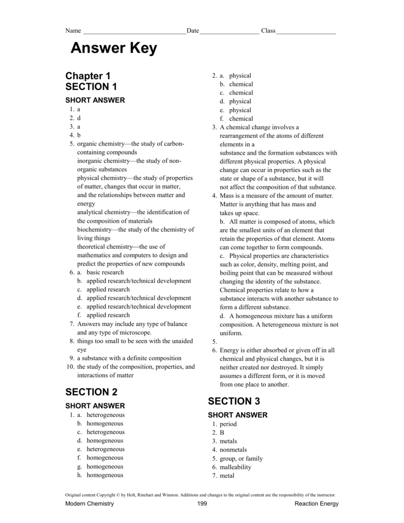 Chapter 2 Matter And Change Worksheet Answers Worksheet