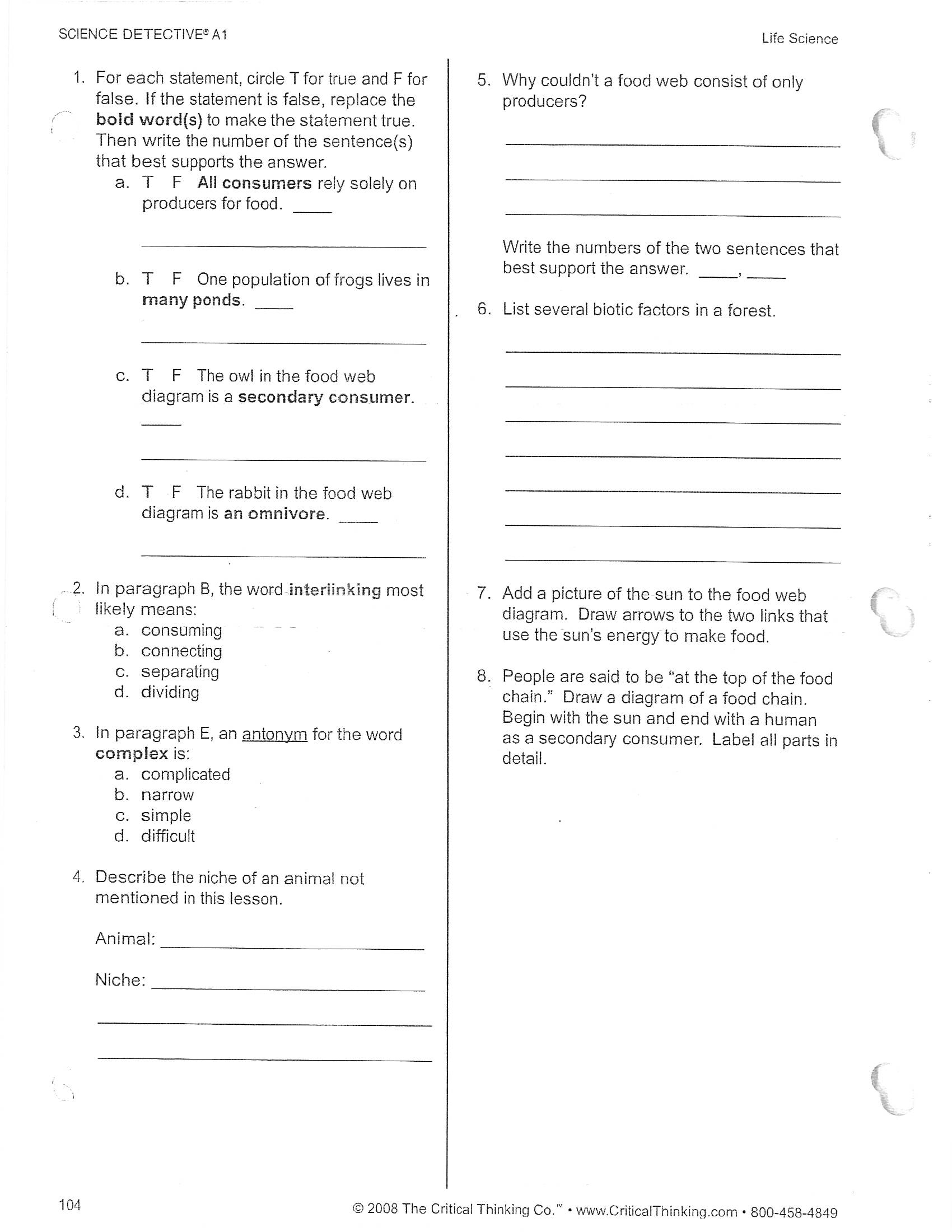 Chapter 6 Section 1 The Scientific Revolution Worksheet Answers 