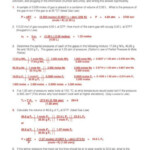 Charles Law Worksheet Answers Honors Chemistry Name Chapter 11 Gas Law