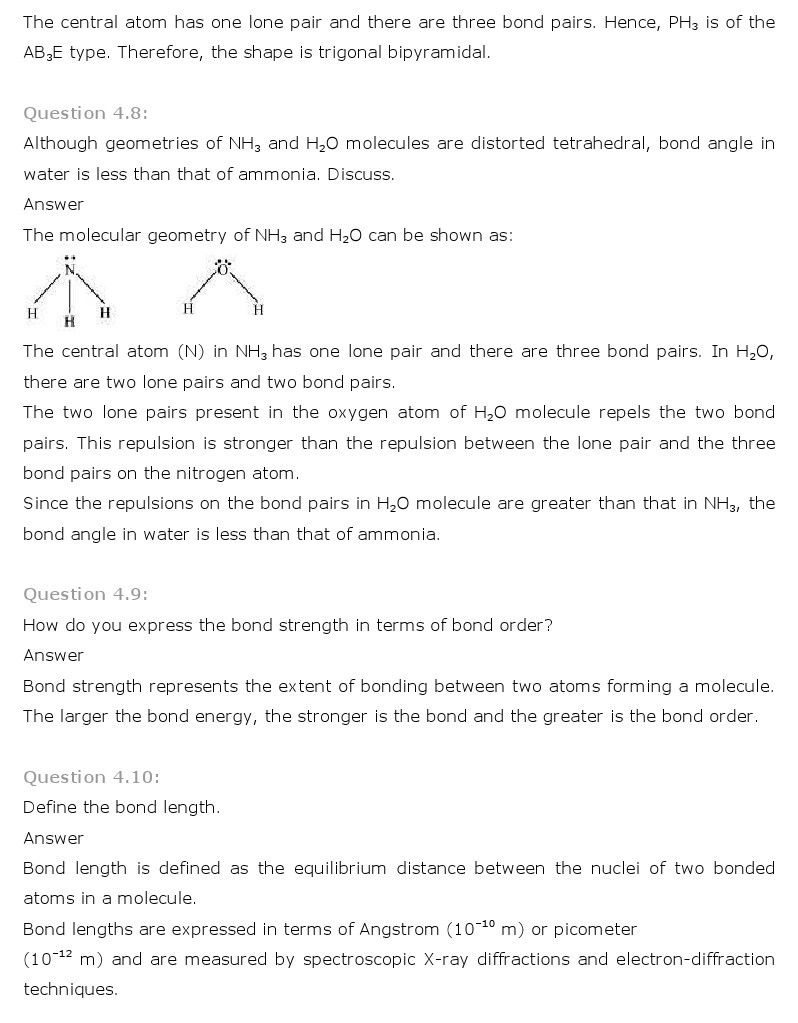 Chemical Bonding Review Worksheet Answer Key