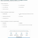 Chemical Changes Worksheet Answers Printable Worksheet Template