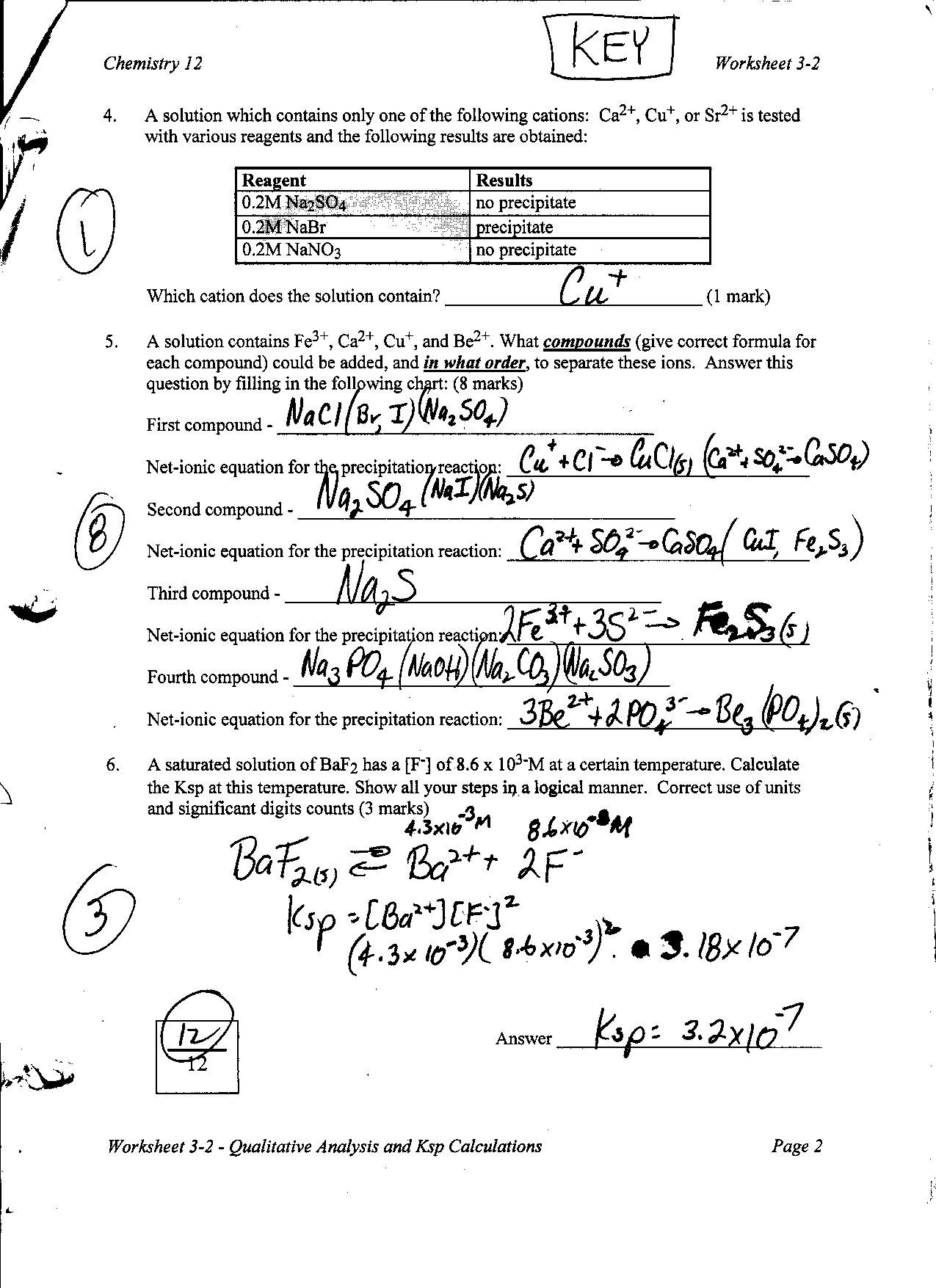 Chemistry 12