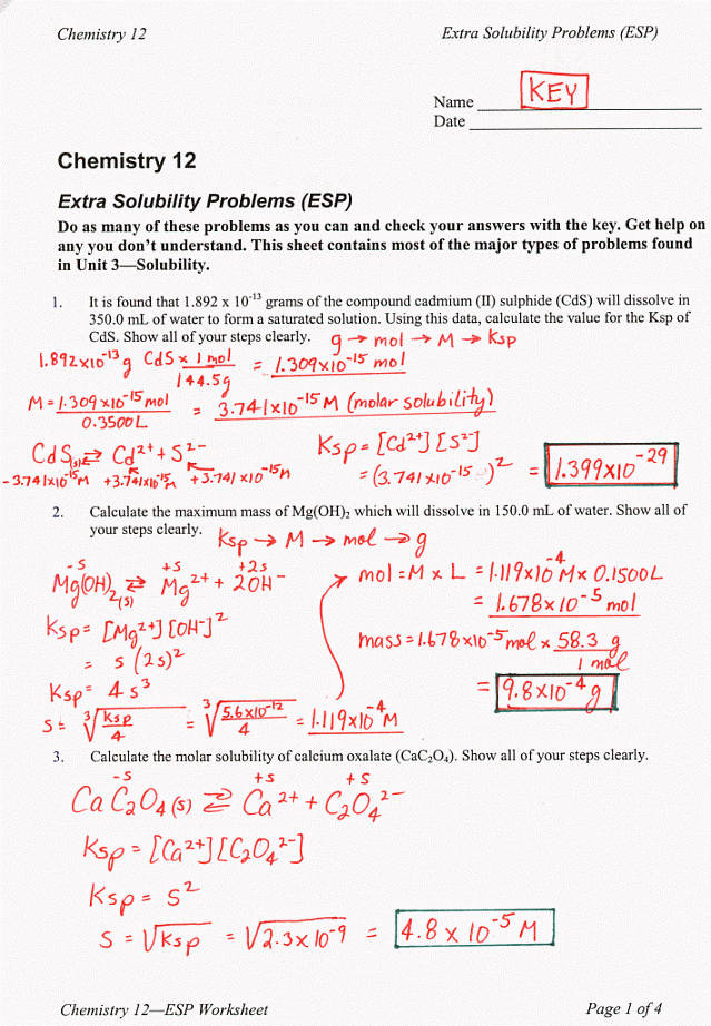 Chemistry 12