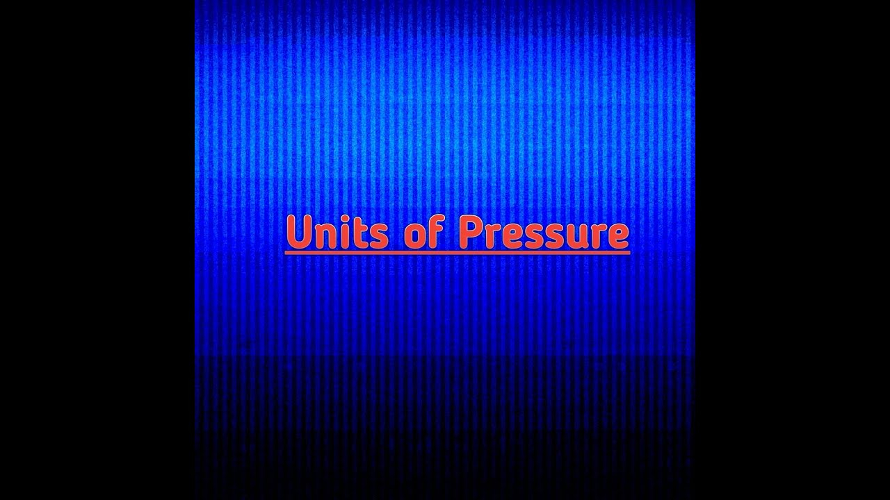 Chemistry 1st Year Chapter No 3 GASES units Of Pressure Lecture No 28 