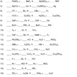 Chemistry Balancing Chemical Equations Worksheet Answer Key Db excel