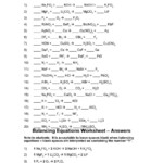 Chemistry Balancing Equations Worksheet 1 Answer Key 6 Balancing