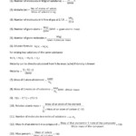 Chemistry Class 11 And 12 Formula Sheet Pdf