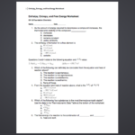 Chemistry Energy Worksheet Answers Ivuyteq