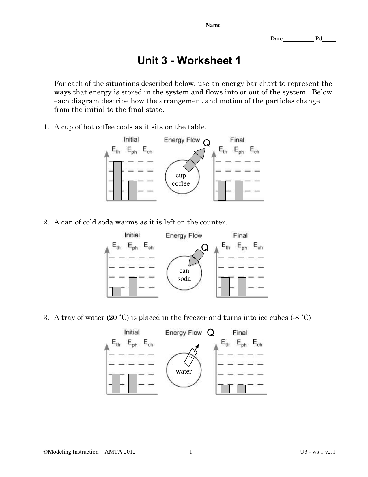 Chemistry Energy Worksheet Answers Nidecmege