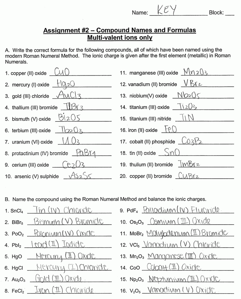 Chemistry If8766 Page 9 Answer Key Thekidsworksheet