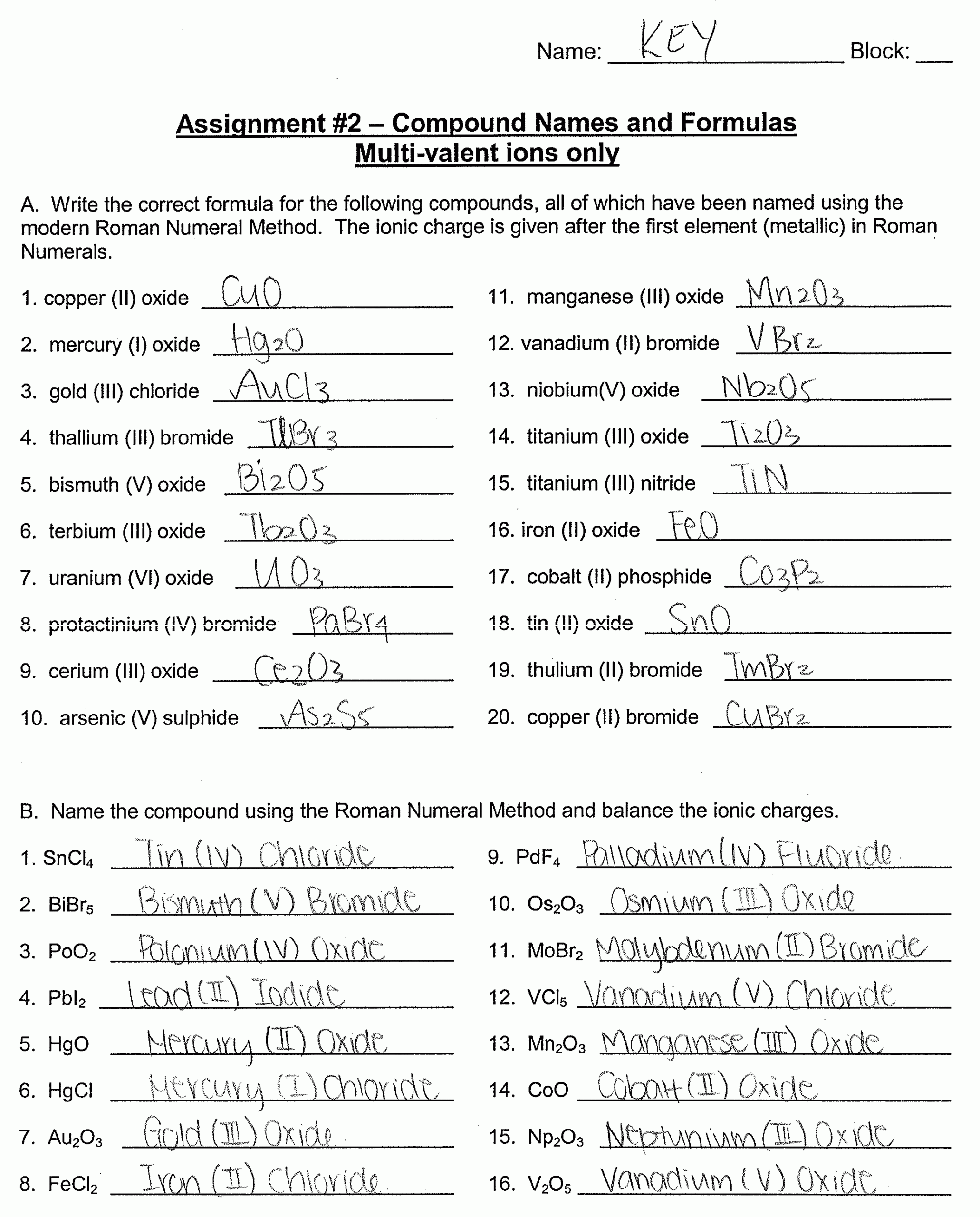 Chemistry If8766 Page 9 Answer Key Thekidsworksheet