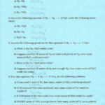 Chemistry Molar Ratio Practice Problems Answers ALV Daily