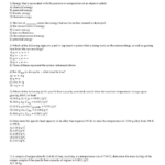 Chemistry Specific Heat Worksheet Answers Worksheet List