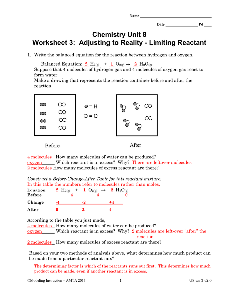 Chemistry Unit 1 Worksheet 3 Ivuyteq