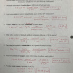 Chemistry Unit 1 Worksheet 6 Dimensional Analysis Answer Key Ivuyteq
