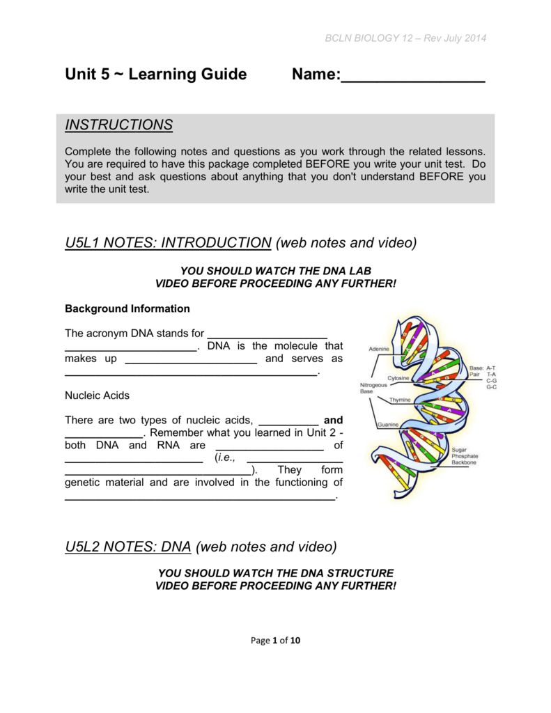 Chemistry Unit 5 Test Answer Key Chemistry Unit 5 Worksheet 1