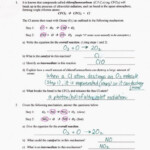 Chemistry Unit 5 Worksheet 1 Answers