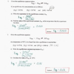 Chemistry Unit 5 Worksheet 1 Answers