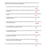 Chemistry Unit 5 Worksheet 3 Worksheet