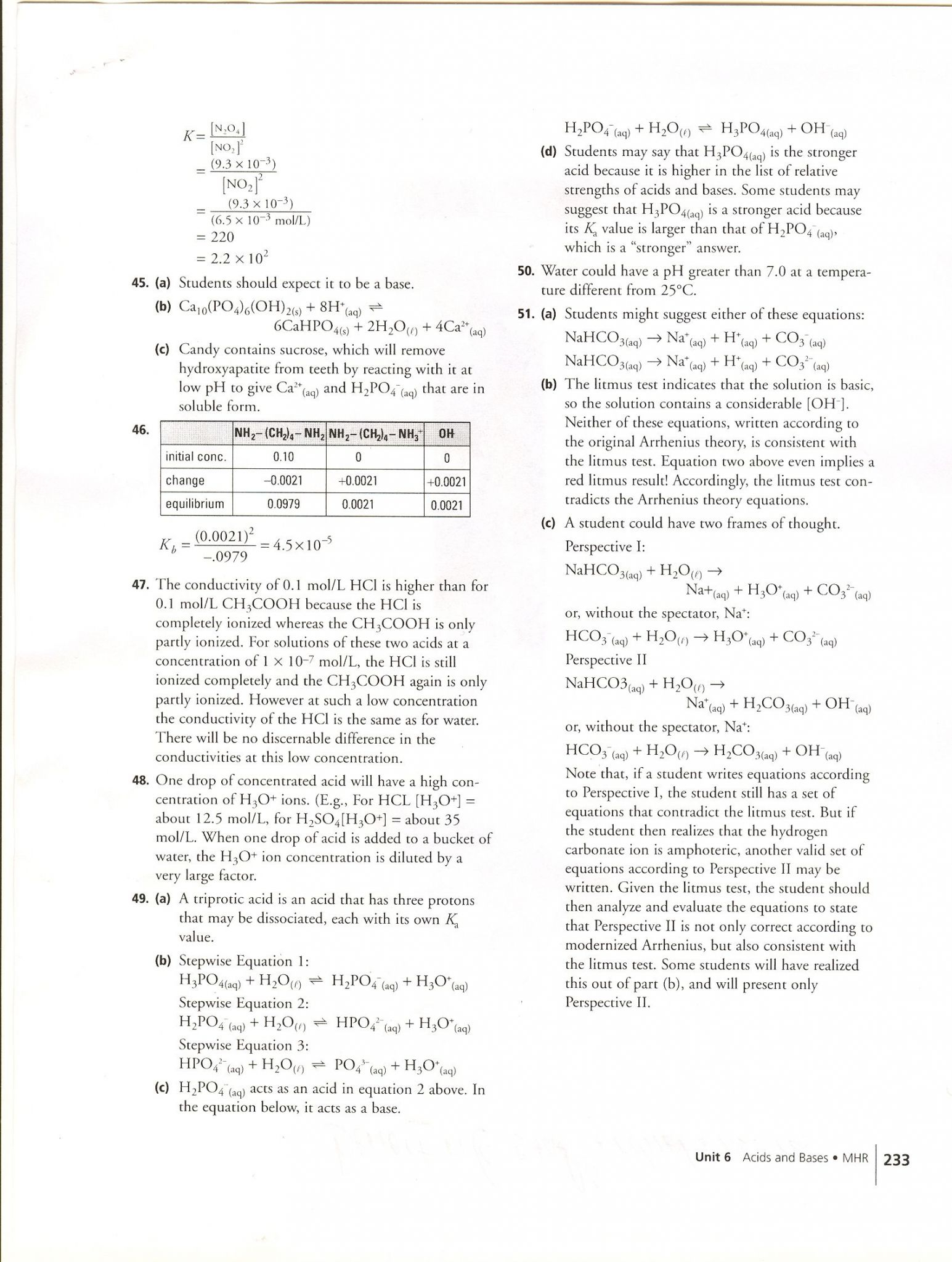 Chemistry Unit 6 Worksheet 1 Answer Key