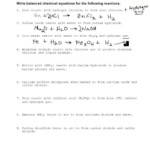 Chemistry Word Equations Worksheet Answers In 2020 Writing Words