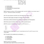 Class 12 Chemistry Worksheet On Chapter 1 Solid State Set 1